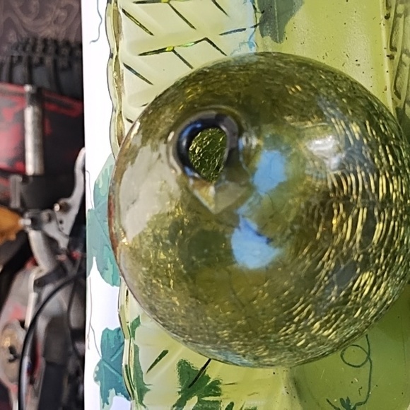 Vintage green Celery Dish PLUS Candles - Picture 4 of 8